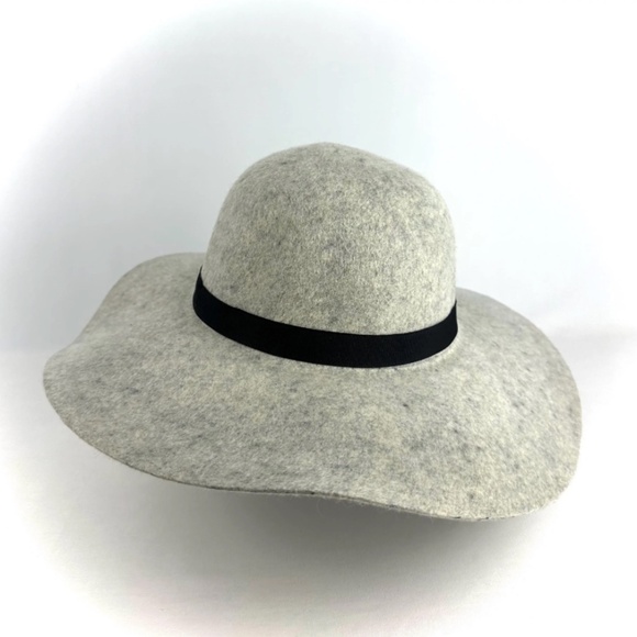 Maison Scotch ‘Scotch & Soda Felted Wool Round Flouncy Hat in Heather Grey - M - Picture 5 of 10
